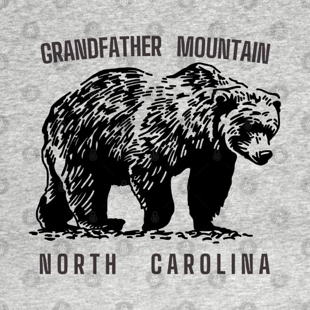 Grandfather Mountain, North Carolina - Big Black Bear by Contentarama